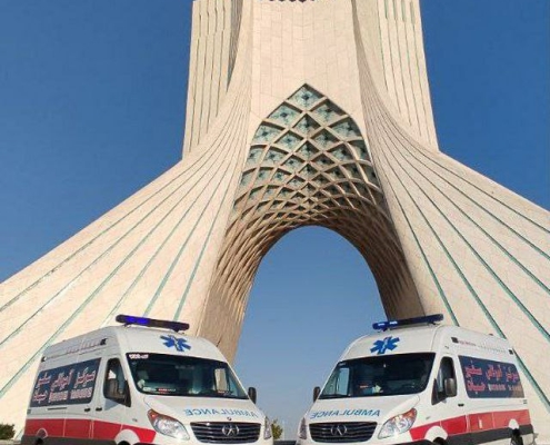 آموزش عملکرد تکنسین آمبولانس در صحنه حادثه