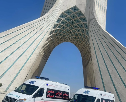 خدمات ویژه آمبولانس خصوصی سفیر حیات | انتقال ایمن بیماران اورژانسی و مراقبتهای ویژه در تهران، کرج و سراسر ایران با تجهیزات مدرن