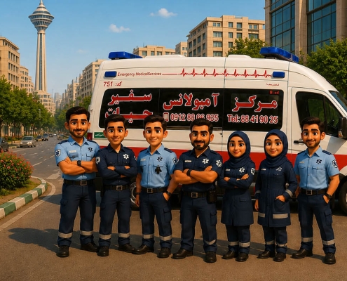 راننده آمبولانس خصوصی